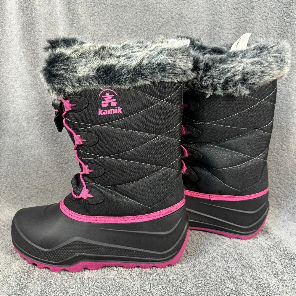Kamik SNOWANGEL BLK & ROSE Sz 6‎ Women's